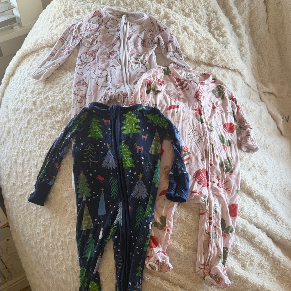 Bundle of 3 bamboo zip sleepers